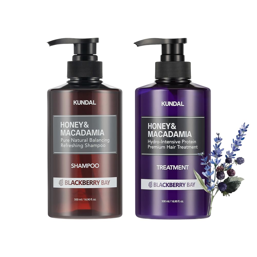 KUNDAL Honey &amp; Macadamia Shampoo and Conditioner Set 500ml
