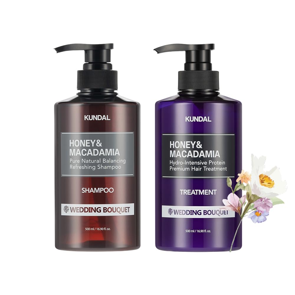 KUNDAL Honey &amp; Macadamia Shampoo and Conditioner Set 500ml