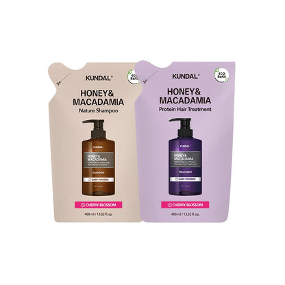 KUNDAL Shampoo et Soin à la Fleur de Cerisier 400ml