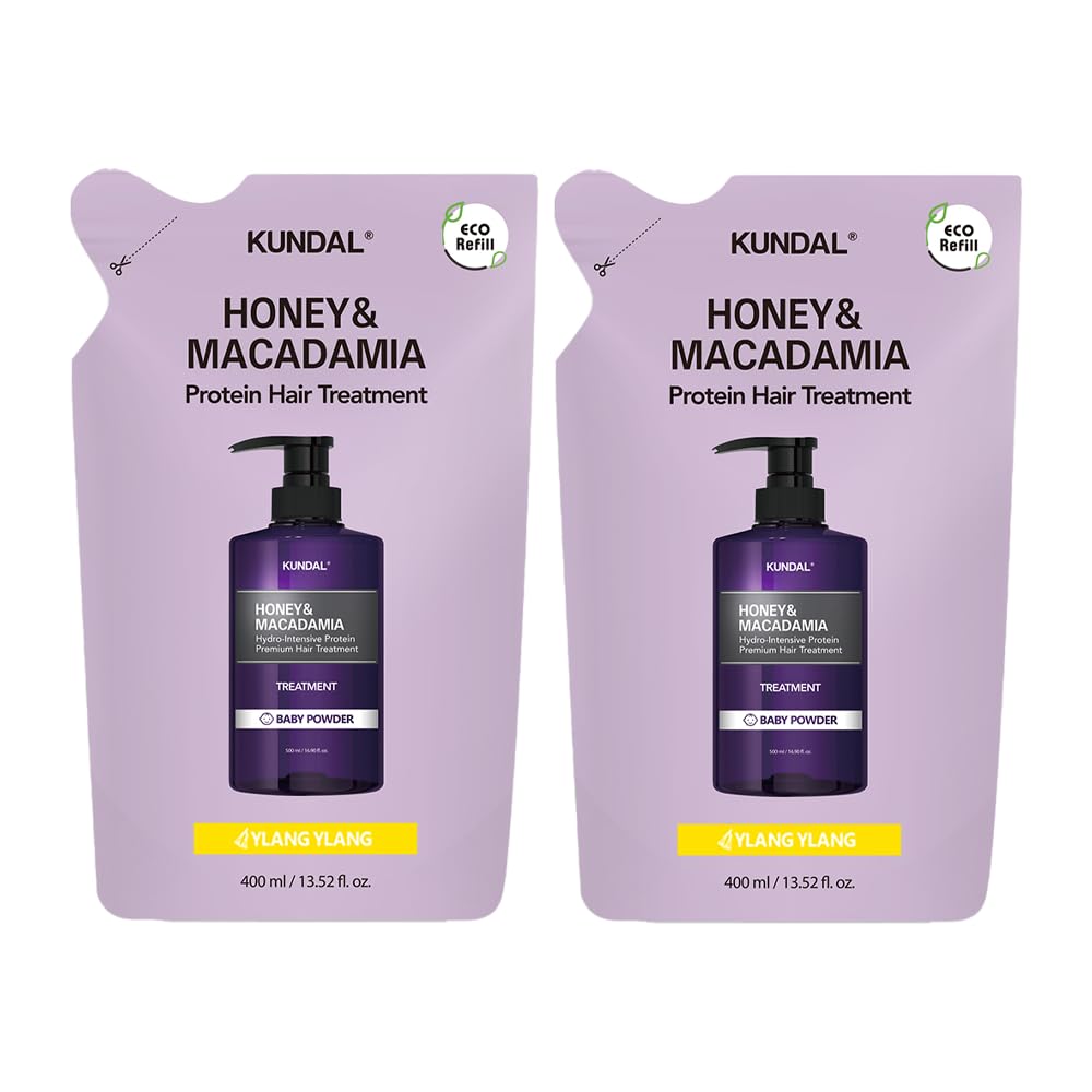 KUNDAL Ylang Ylang Hair Treatment Refill 800ml for Soft and Shiny Hair