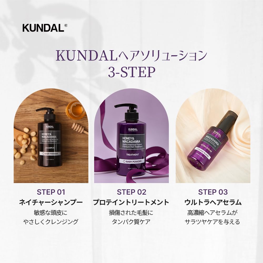 KUNDAL Hair Treatment 500ml with Acacia Moringa and Honey