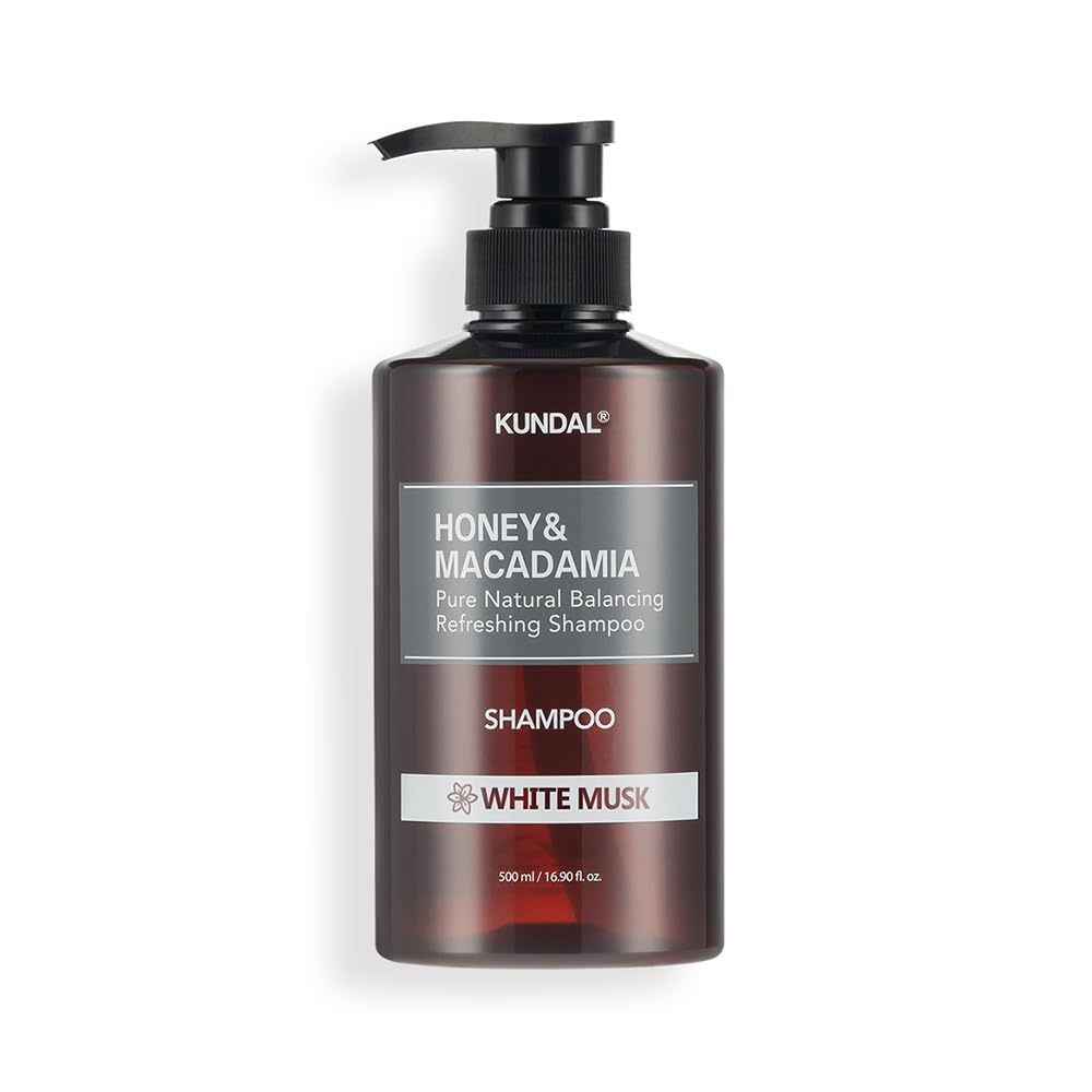 KUNDAL Shampoo 500ml avec Musc Blanc et Miel de Macadamia