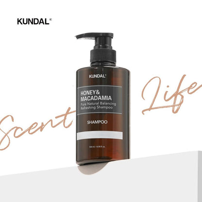KUNDAL Shampoo 500ml avec Moringa et Miel pour des Cheveux Brillants