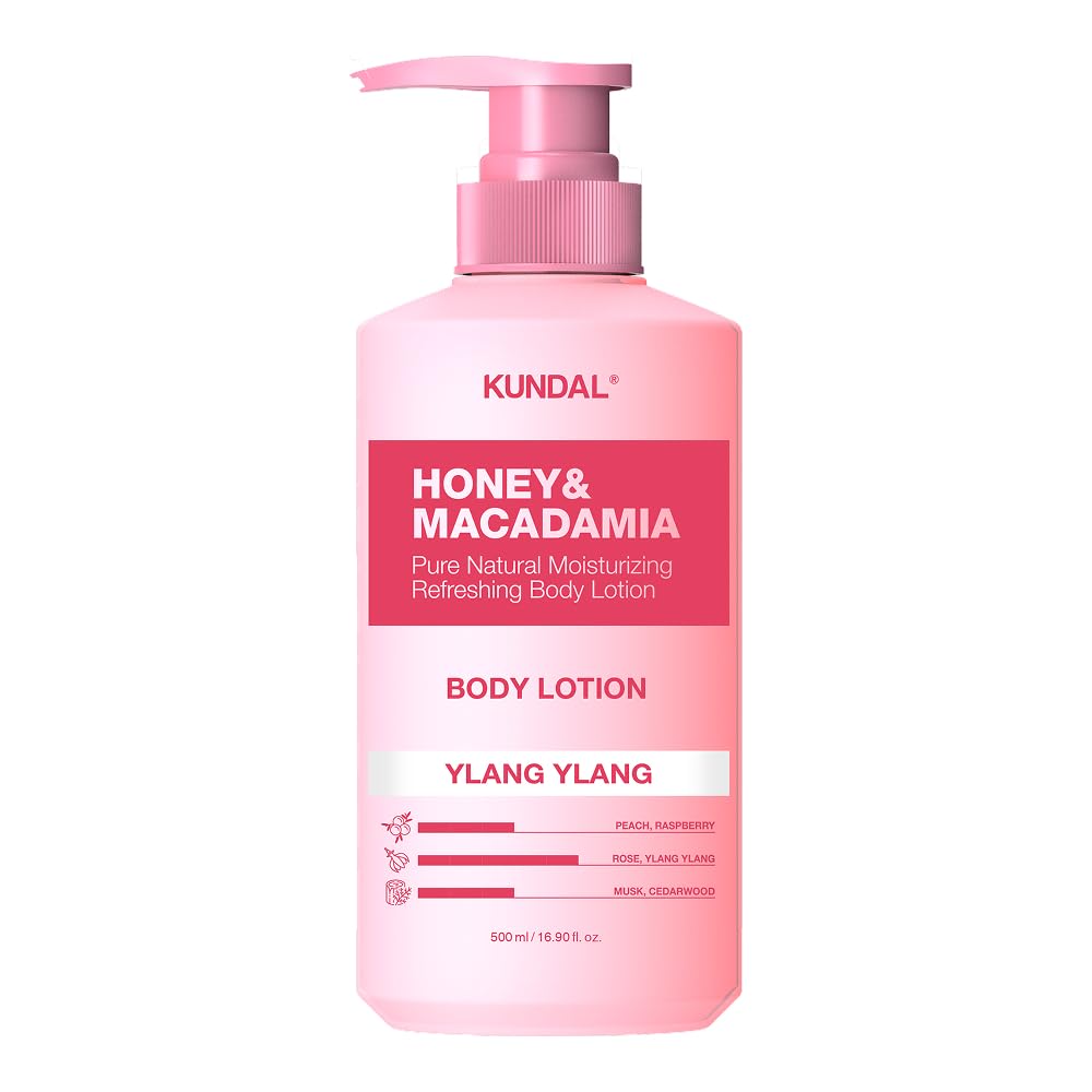 KUNDAL Body Lotion with Ylang Ylang 500ml for Hydration