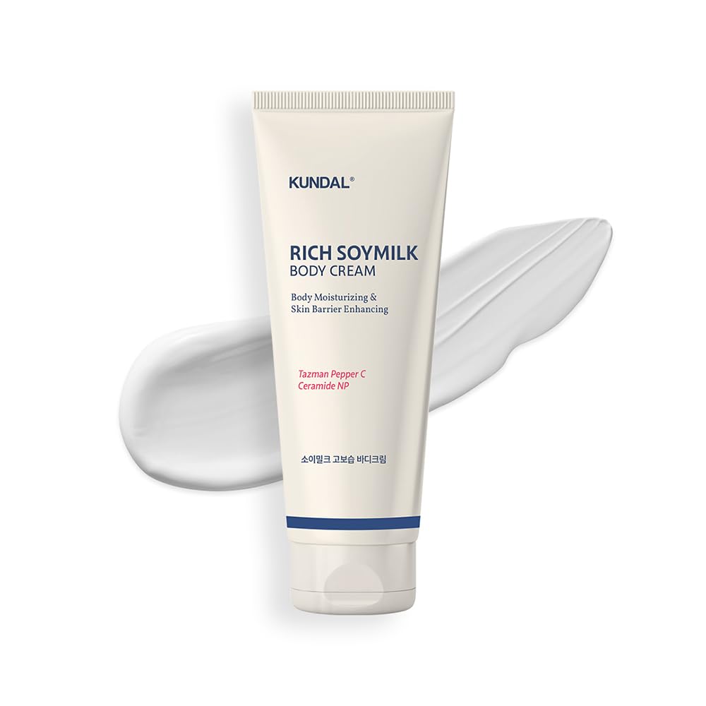 KUNDAL Rich Soy Milk Body Cream 200ml with Moisturizing Benefits