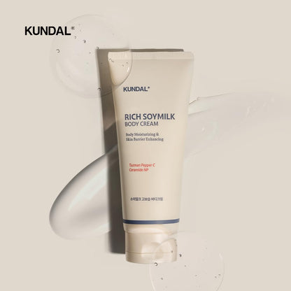 KUNDAL Rich Soy Milk Body Cream 200ml with Moisturizing Benefits