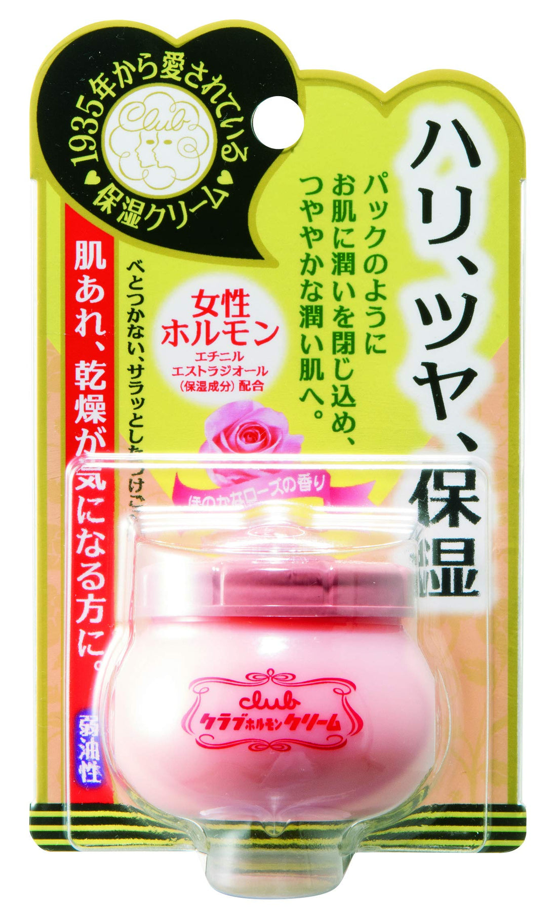 Club Hormone Cream with Rose Oil 60g for Moisture and Radiance