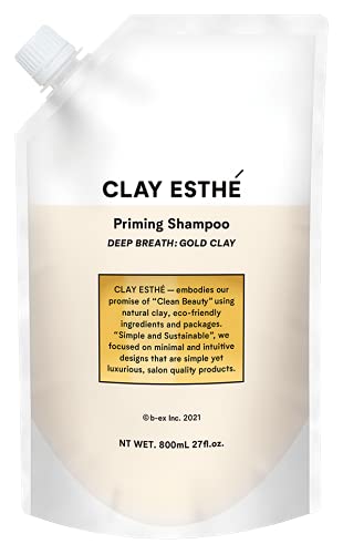 Clay Esthe Priming Shampoo Gold Clay 800ml for Japanese Hair Care