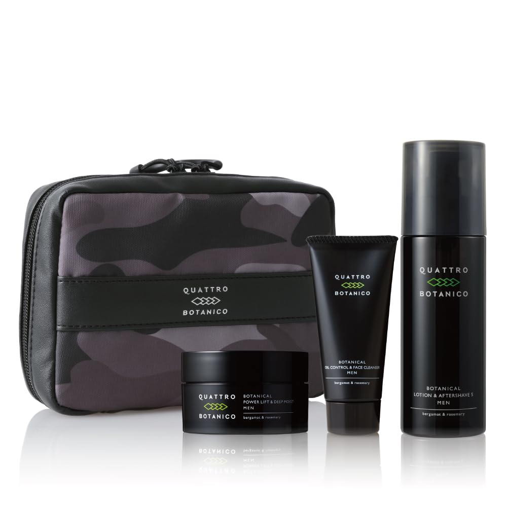 QUATTRO BOTANICO Botanical Skincare Selection S 150mL Cream and Cleanser Set