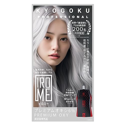 Kyogoku IROME Premium Oxy 6% Hair Color 2-Part System