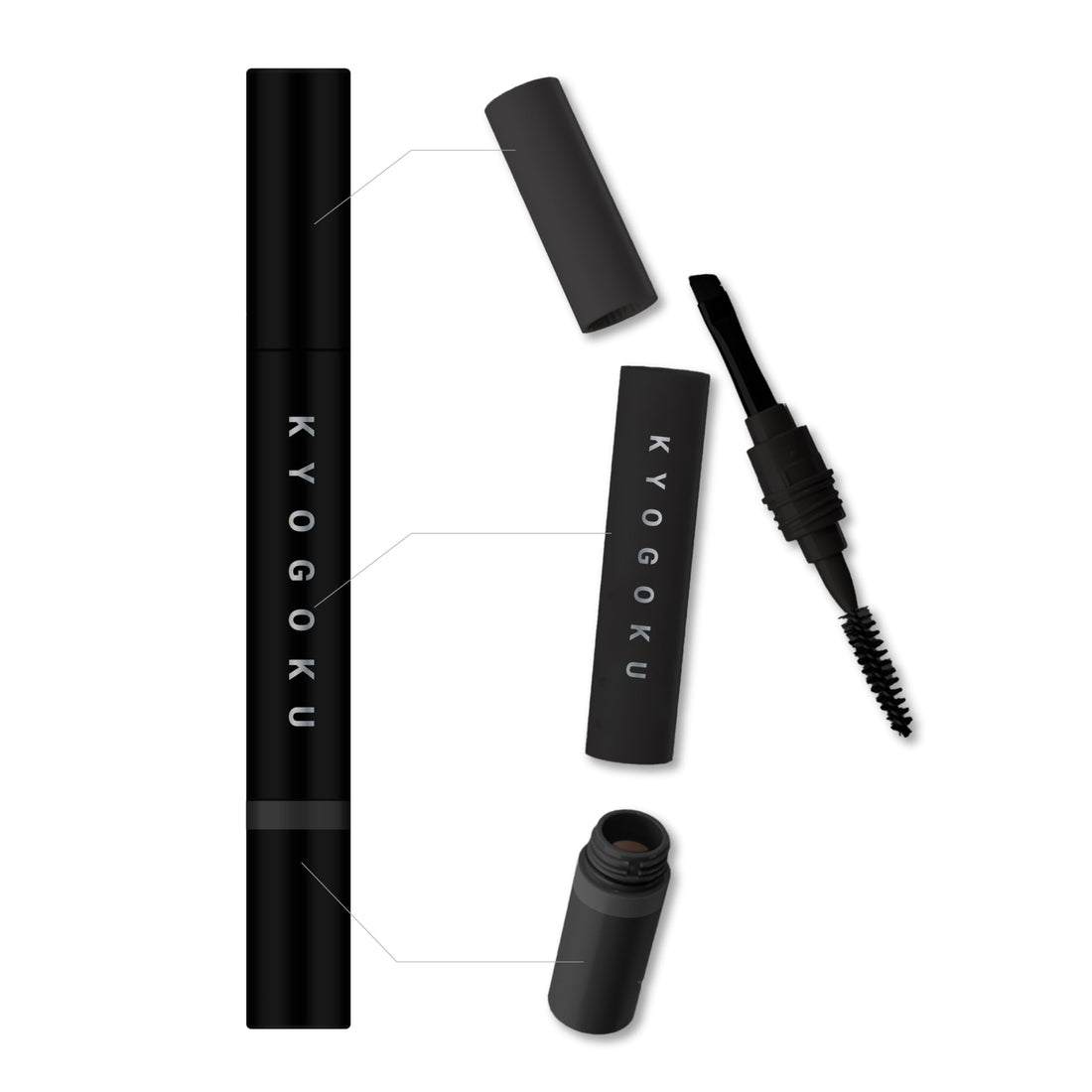 Kyogoku Eyebrow Tint Long-lasting Natural Brows Ash Brown