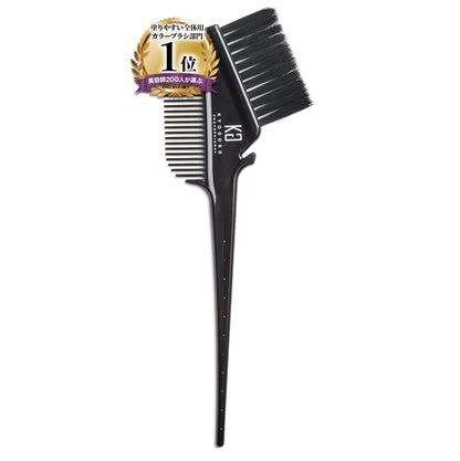 KYOGOKU No Trace Clips 6-Piece Set Used by Professional Hairdressers Blocking No Marks Non-Damaging Hair Clips Hair Pins Hair Clips Hair Fasteners Large Size (Hair Color Brush)
