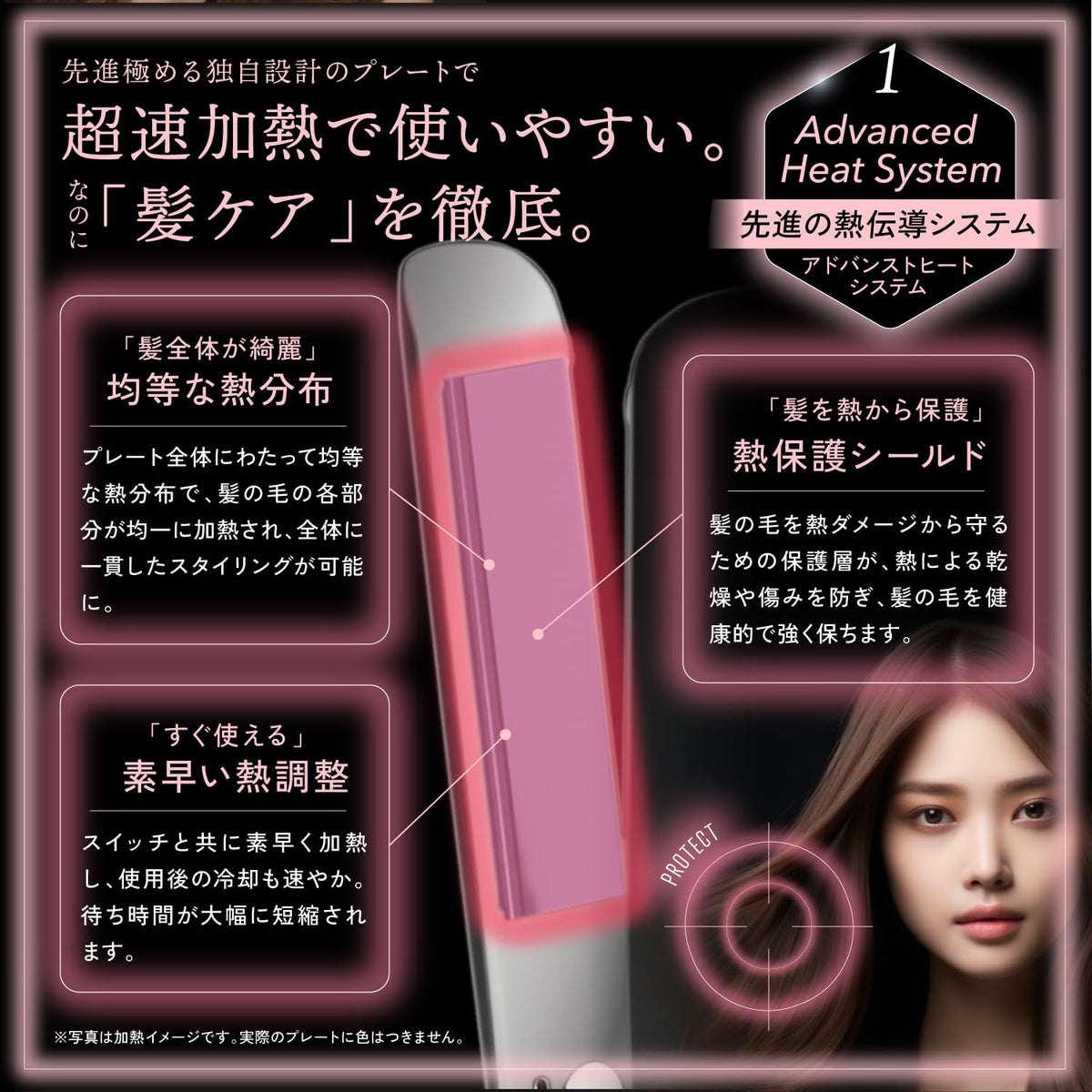Kyogoku Nano Silk Keratin Straightening Iron with Diamond Silk Plates