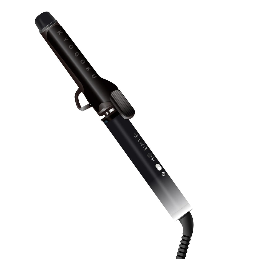 Kyogoku 32mm Nano Silk Keratin Curling Iron for Hair Care