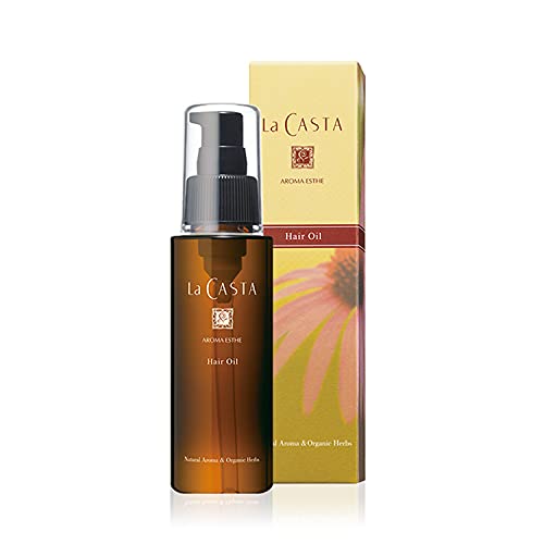 La CASTA Aroma Esthe Hair Oil (Leave-in Hair Treatment/Hair Serum) For Thick and Abundant Hair Non-Silicone Suitable for Styling Fresh Citrus Herb Scent - Citrus 1 Piece