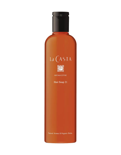 La CASTA La Casta Aroma Esthétique Shampooing 21 【 Pour le soin des cheveux abîmés 】 Avec la puissance des plantes, pour des cheveux brillants et hydratés jusqu&