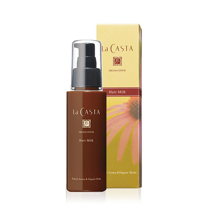 La CASTA Aroma Esthe Hair Milk (Leave-In Hair Treatment/Hair Serum) for Dry, Frizzy, Wavy, Damaged Hair with a Soothing Floral Herb Fragrance - Floral 1 piece