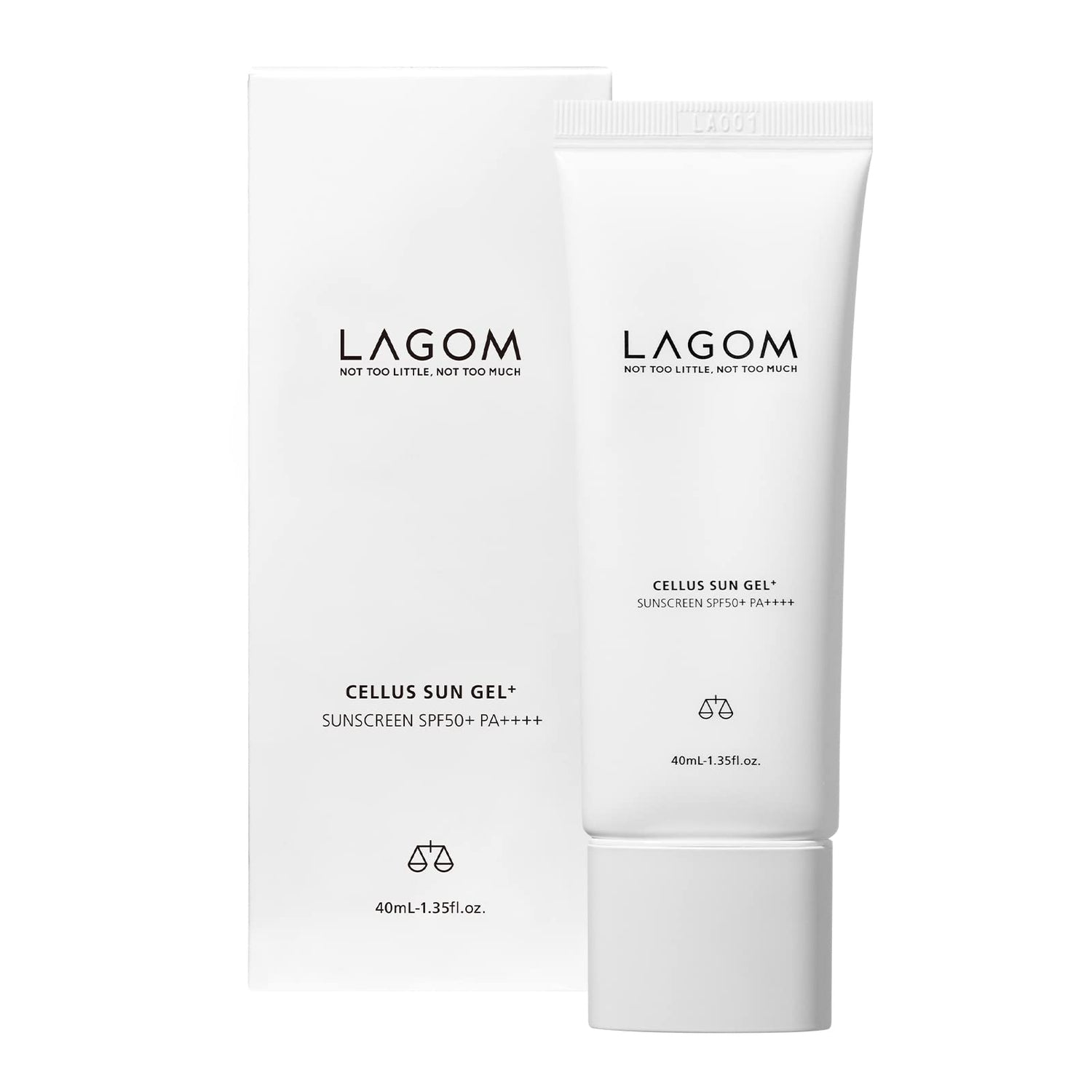 LAGOM Suncare Plus SPF50+ PA++++ Lotion solaire UV Hydratante sans savon 【Non collant et frais】 40mL Produit officiel du Japon
