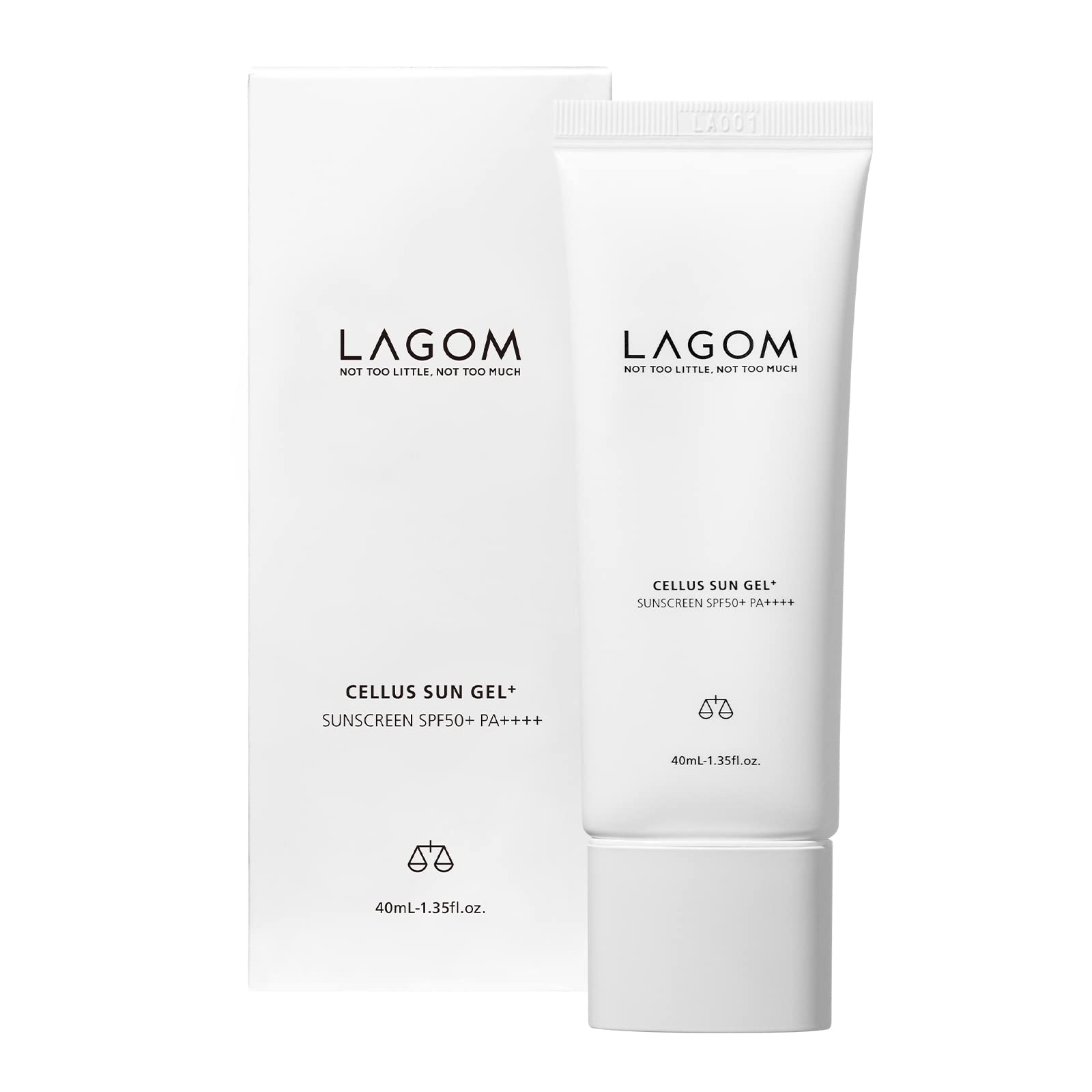 LAGOM Suncare Plus SPF50+ PA++++ Lotion solaire UV Hydratante sans savon 【Non collant et frais】 40mL Produit officiel du Japon