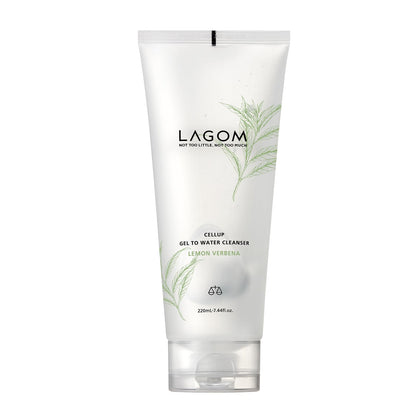 LAGOM Gel-to-Water Nettoyant Parfum Verveine Citron 220mL Produit Authentique Japonais