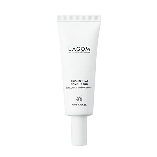 LAGOM Crème Solaire UV Tone Up SPF50+ 40mL pour un Teint Éclatant