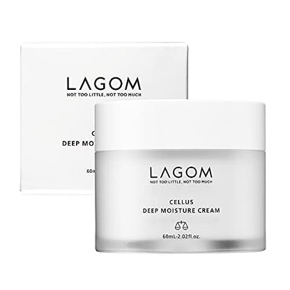 LAGOM Deep Moisture Cream 60ml (High Moisturizing Cream) Japan Authentic Product White 60 Milliliters (x 1)
