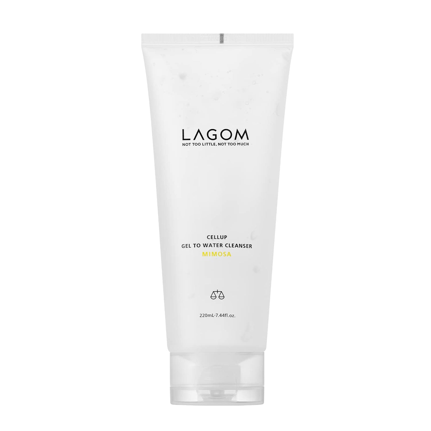 LAGOM Gel-to-Water Cleanser 220mL with Mimosa Fragrance