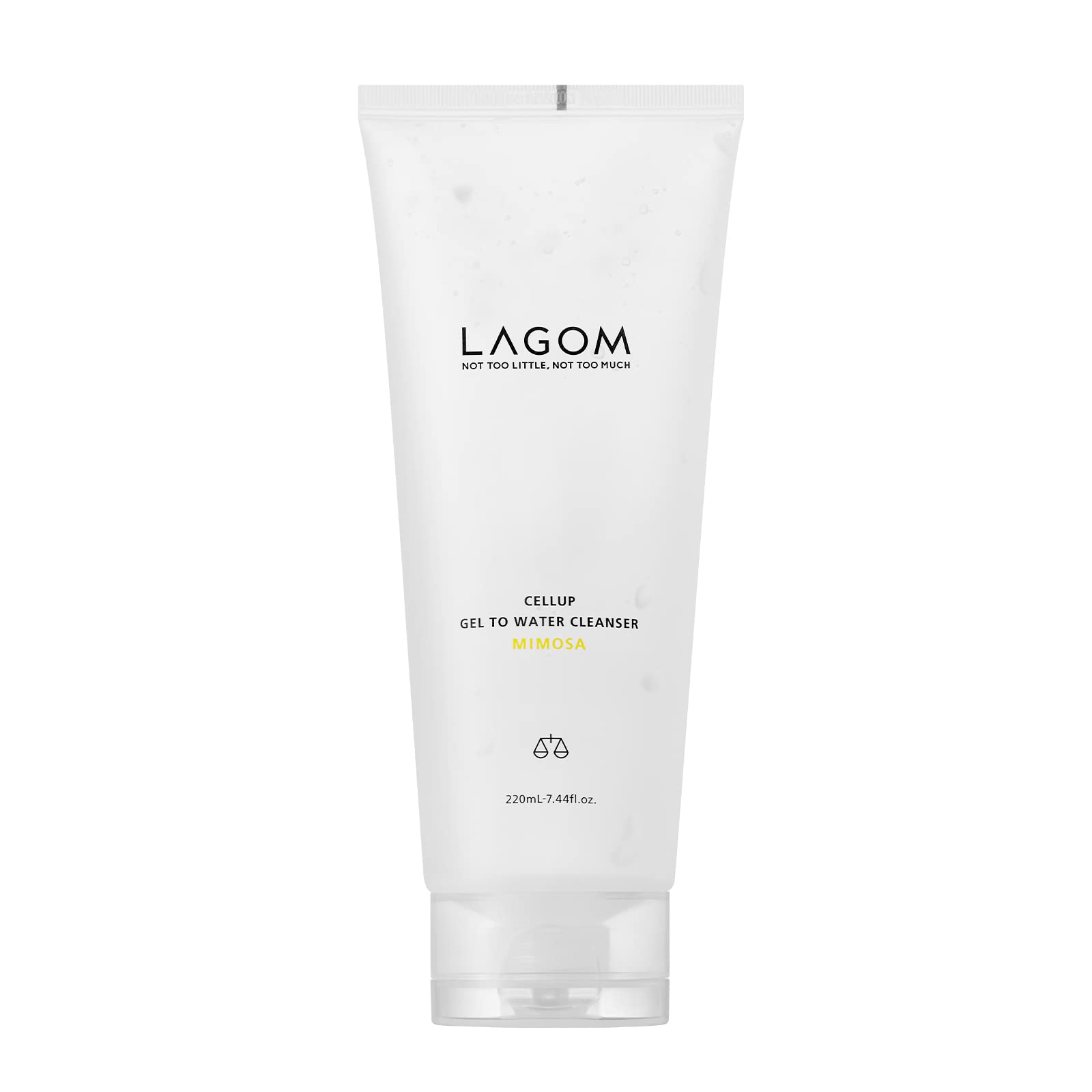 LAGOM Gel-to-Water Cleanser 220mL with Mimosa Fragrance