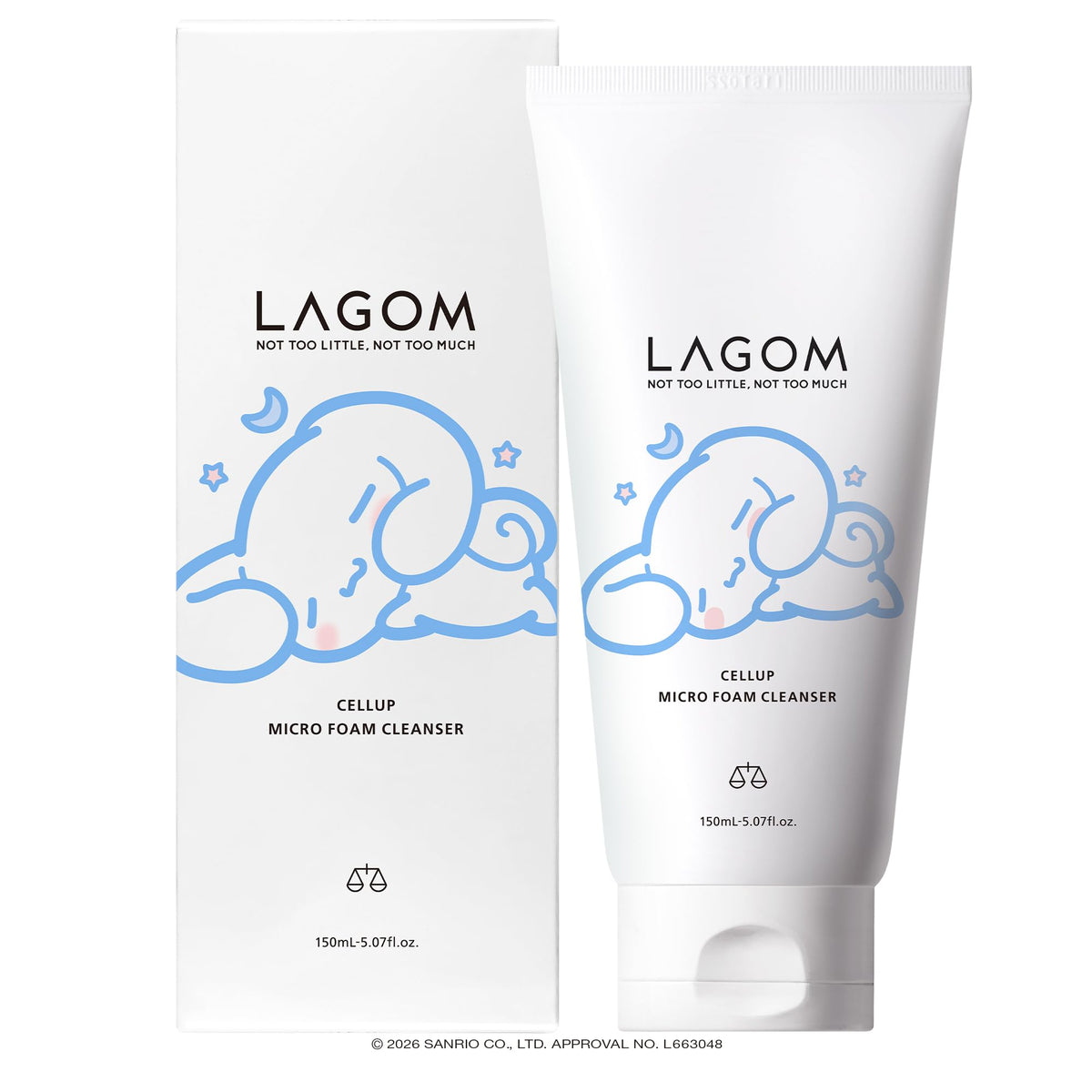 LAGOM Micro Foam Cleanser Cinnamon Roll Limited Design 150mL