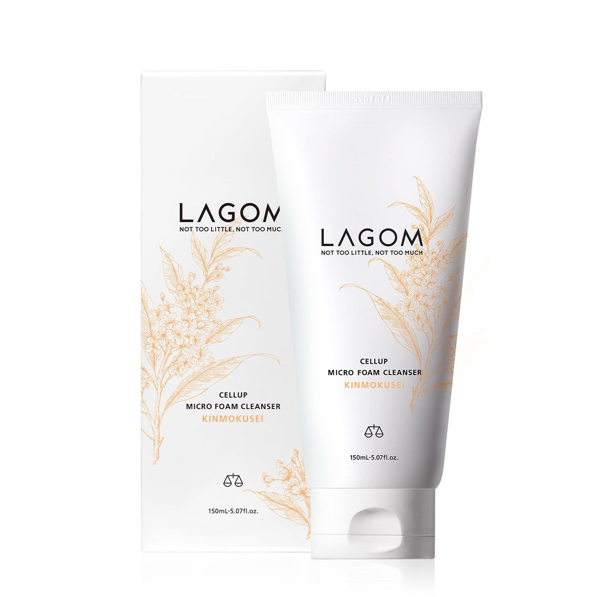 LAGOM Micro Foam Cleanser with Kinmokusei Fragrance 150mL