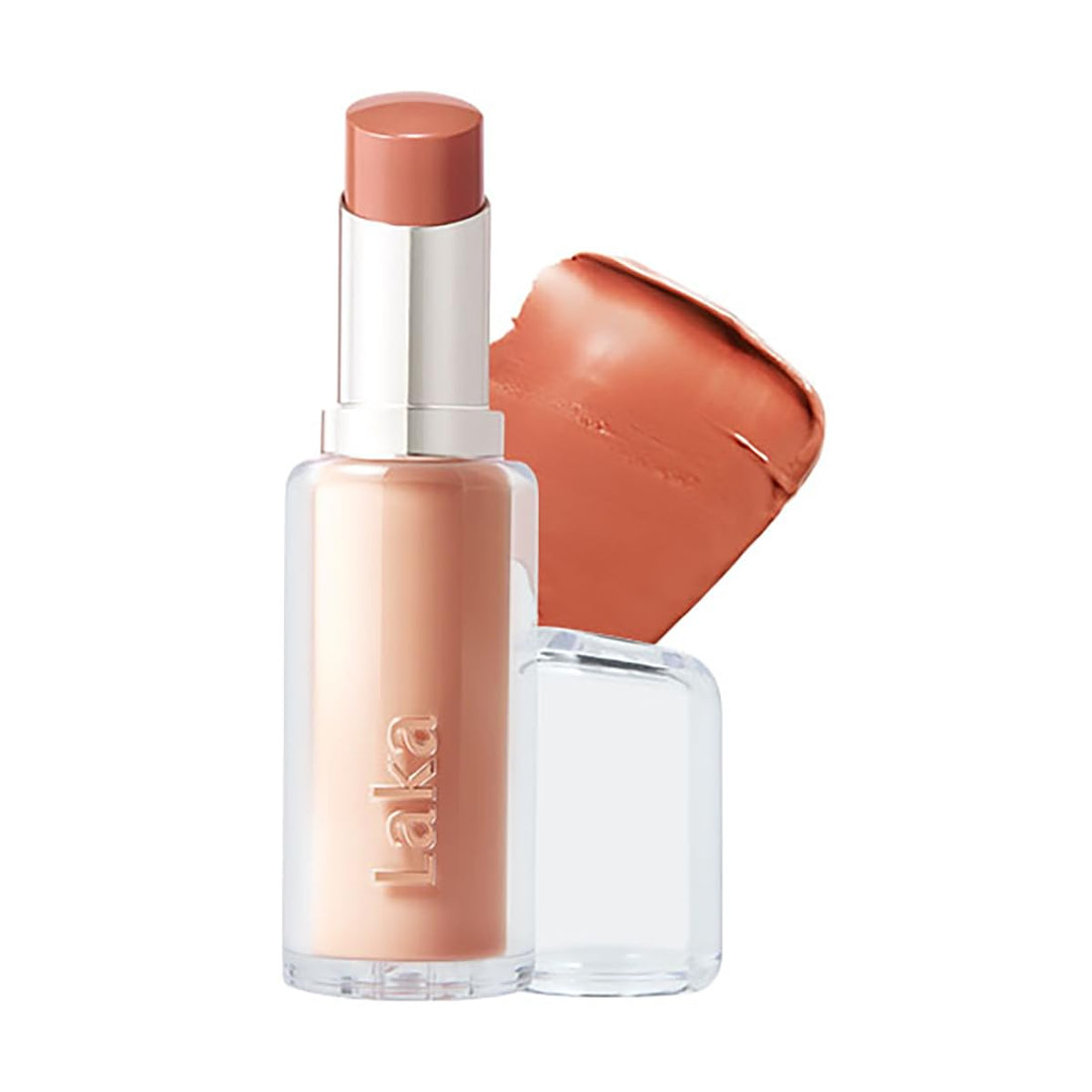 Laka Bonding Glow Lipstick Papaya 1g for a Natural Finish
