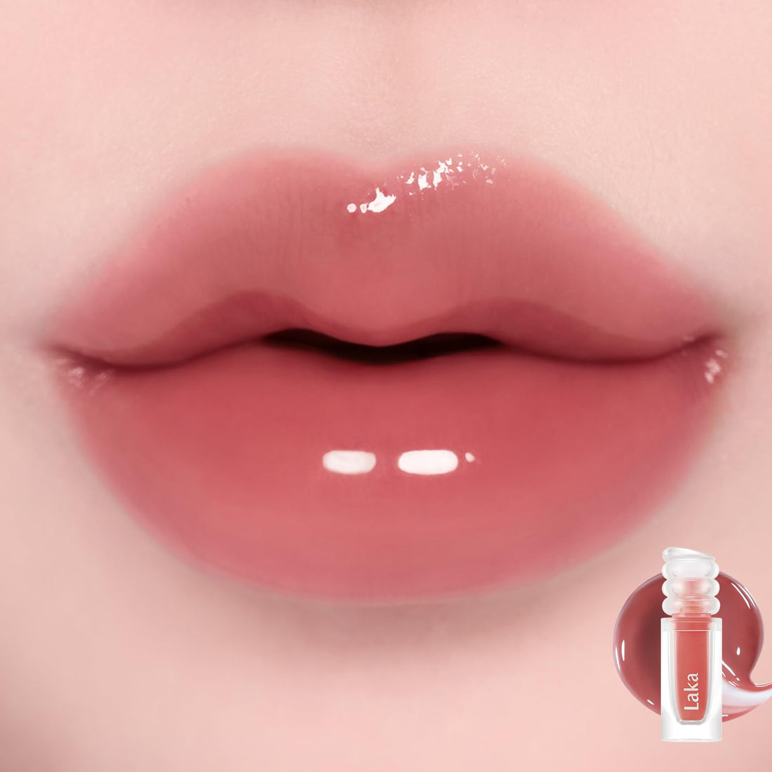 Laka Maxi Gray Tinted Lip Balm 0.15 Fl Oz for a Glossy Finish