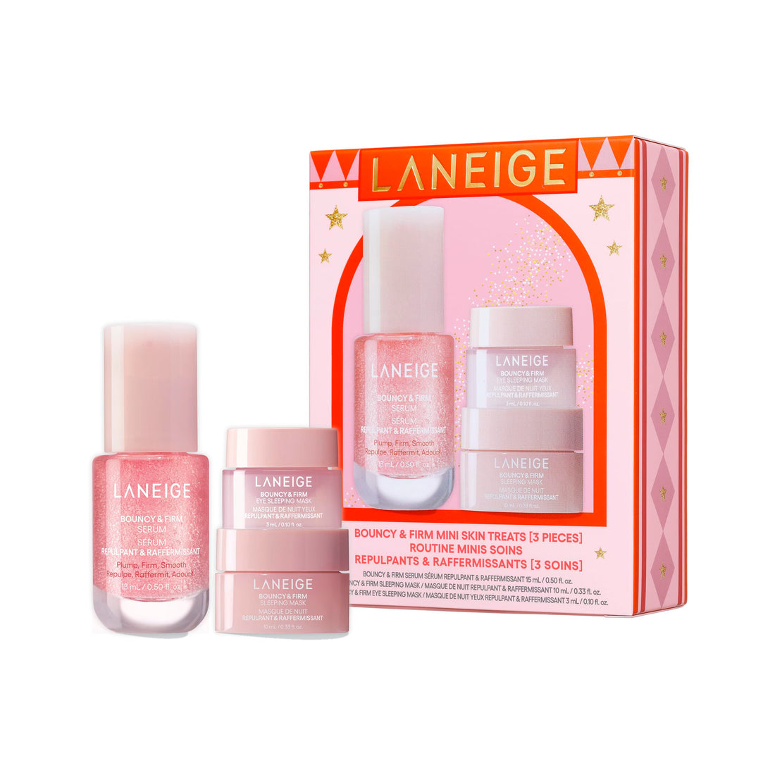 LANEIGE Bouncy Mini Kit Holiday Gift Set for Christmas 2025
