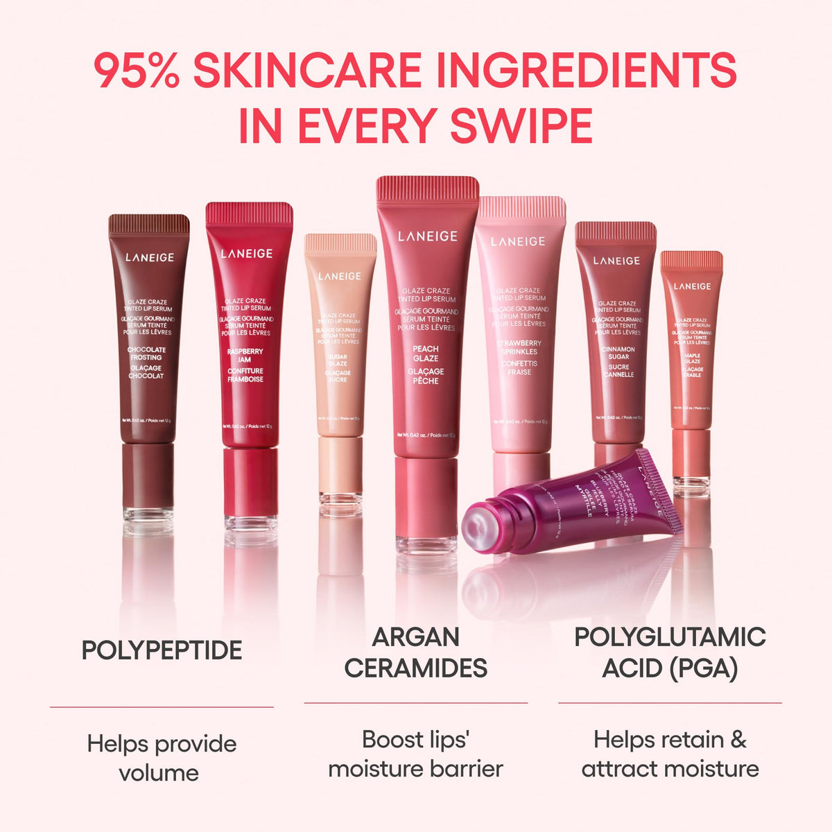 LANEIGE Glaze Tint Lip Serum Lavender Frosting 6g