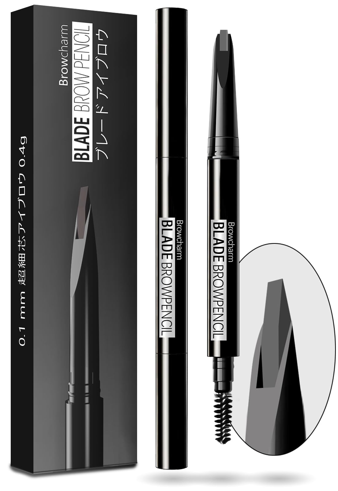 Lashcharm Eyebrow Pencil Waterproof 0.1mm Fine Tip for Natural Finish