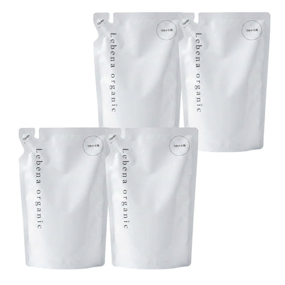 Lebena Organic Shampoo and Conditioner Refill Set for Shiny Hair