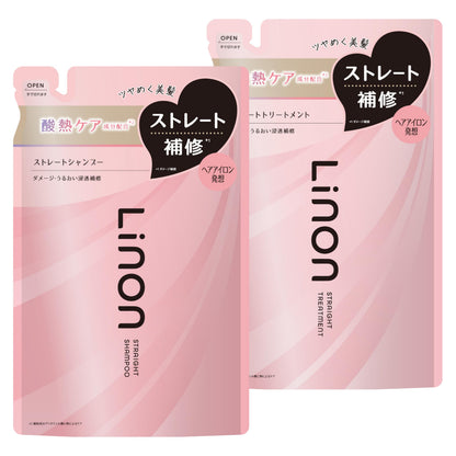 Linon Straight Keep Shampoo Refill 350ml Moisture and Fresh Floral Scent