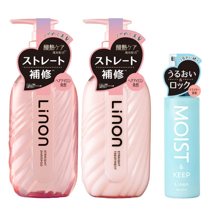 Linon Straight Keep Shampoo Refill 430ml for Moisture and Manageability