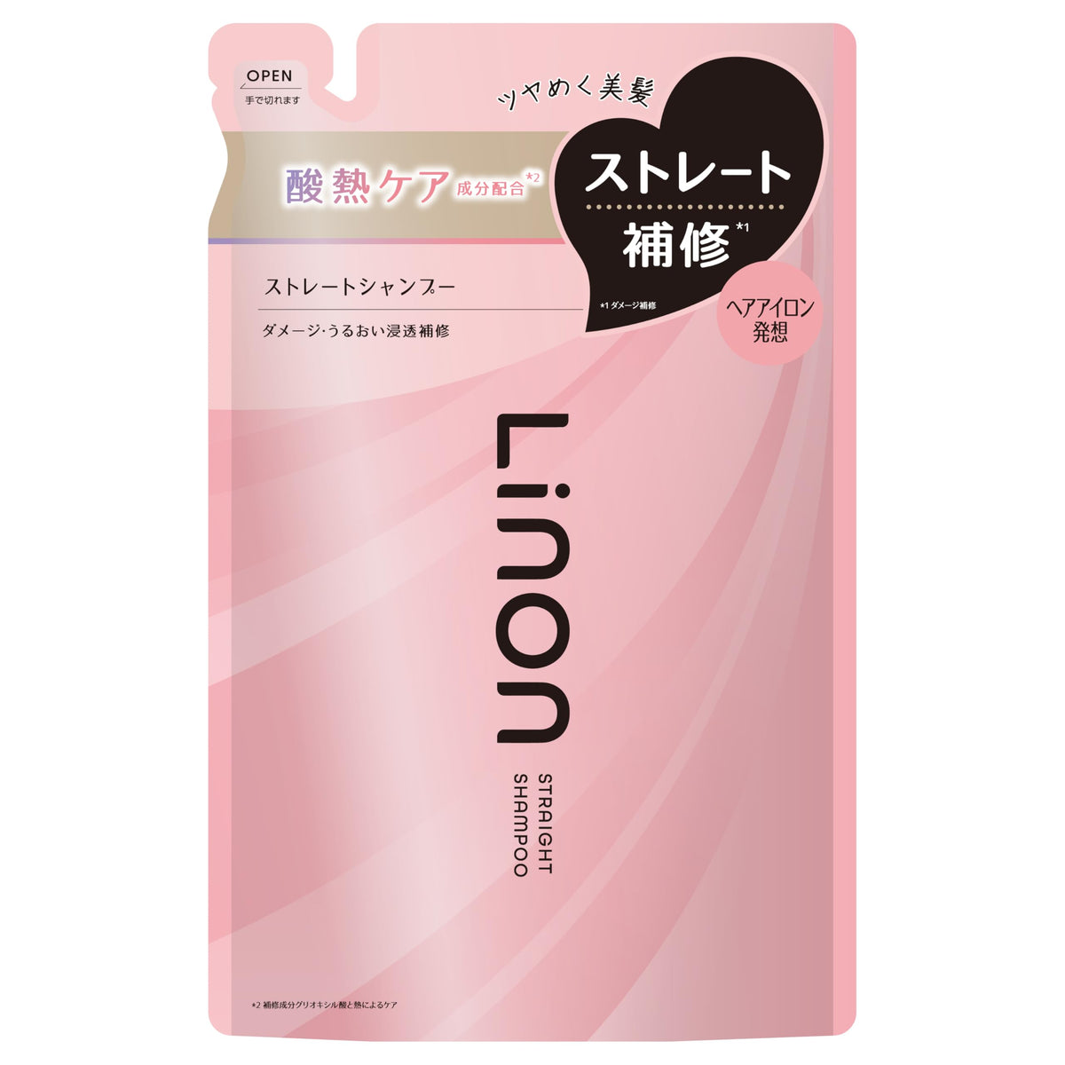 Linon Straight Keep Shampoo Refill 350ml Moisture and Fresh Floral Scent