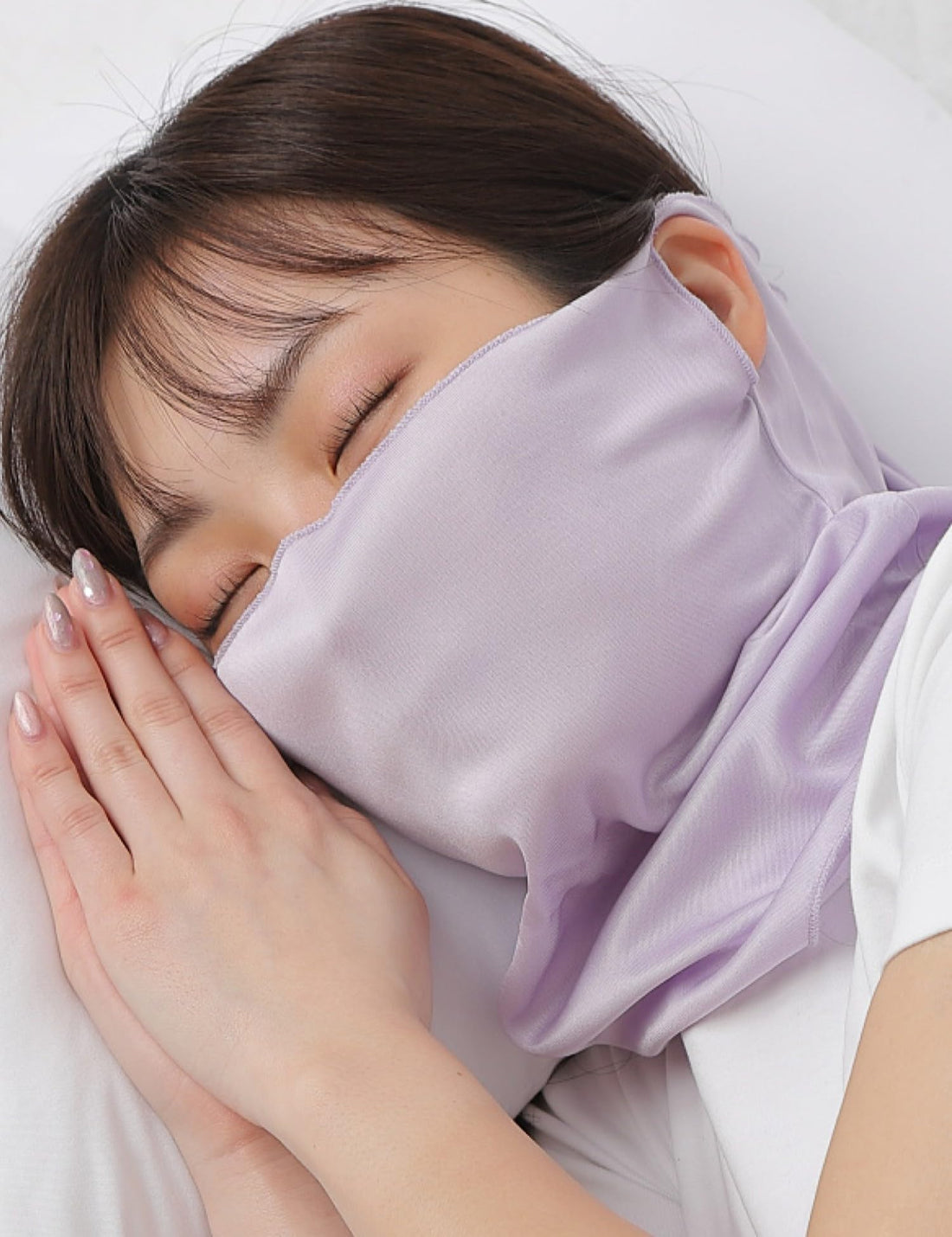 LI NOR Silk Sleep Mask for Nighttime Comfort and Moisture