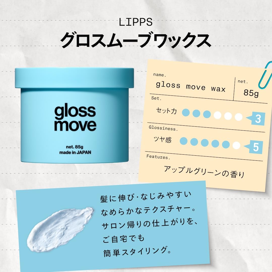 LIPPS Gloss Move Wax 85g for Shine and Texture