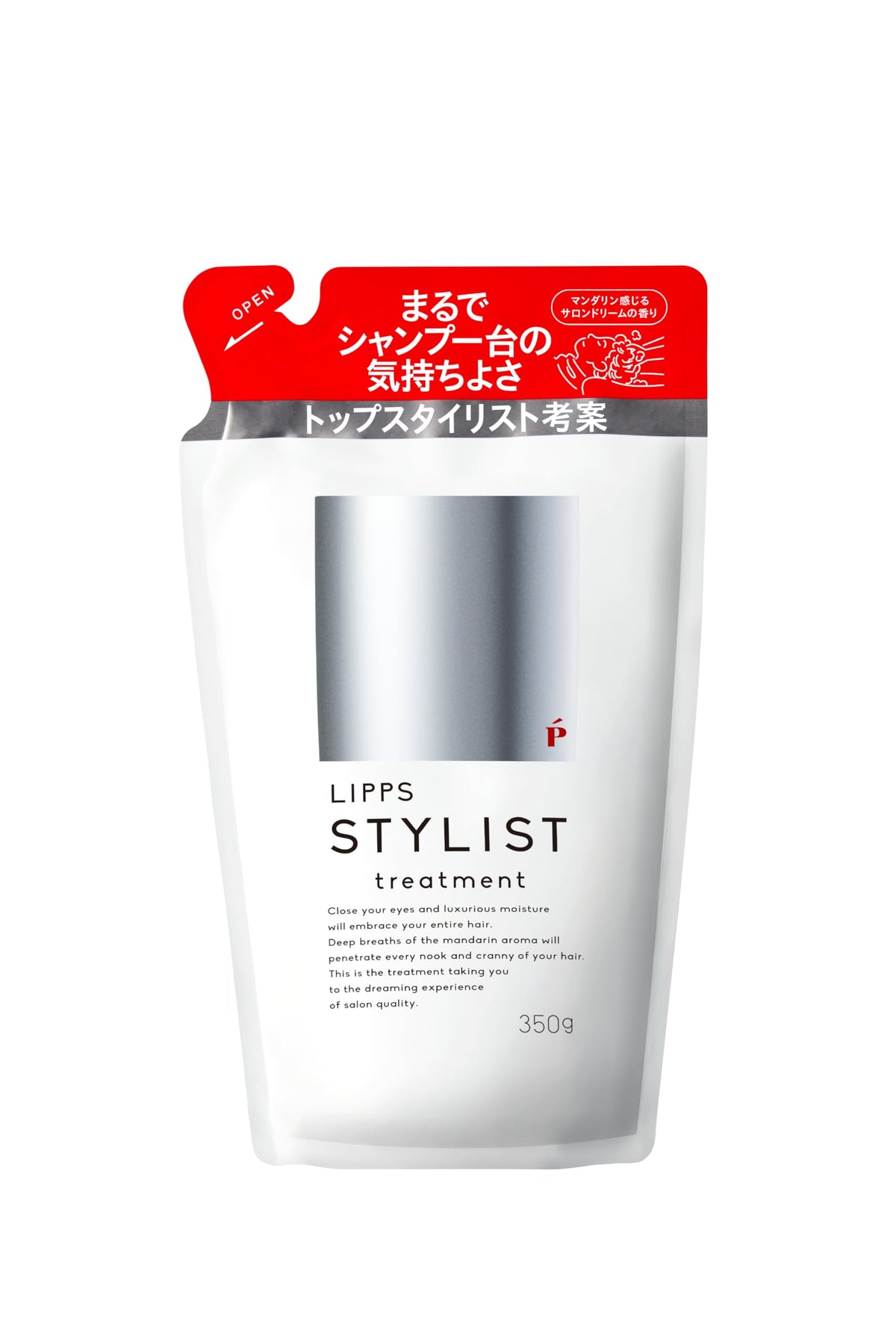 LIPPS Hair Treatment Refill 350g with Mandarin Scent for Japanese Hair Care
