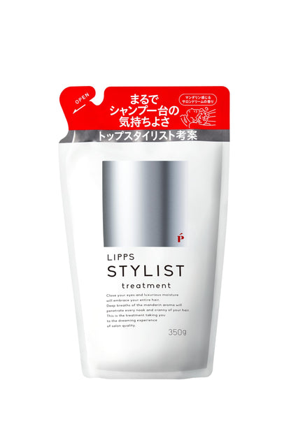 LIPPS Hair Treatment Refill 350g with Mandarin Scent for Japanese Hair Care