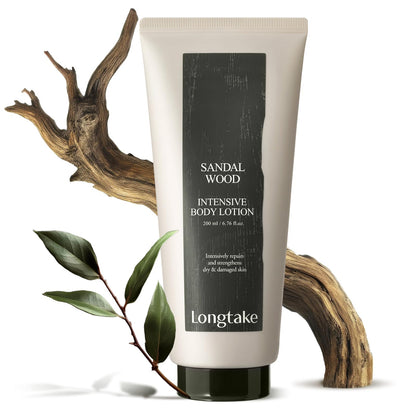 Longtake Sandalwood Intensive Body Lotion 200ml Hydrating Vegan Formula