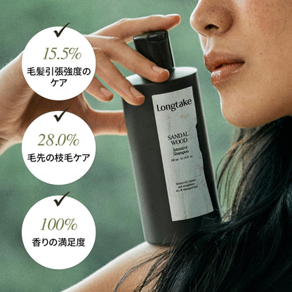 Longtake Sandalwood Shampoo 300ml for Damage Care