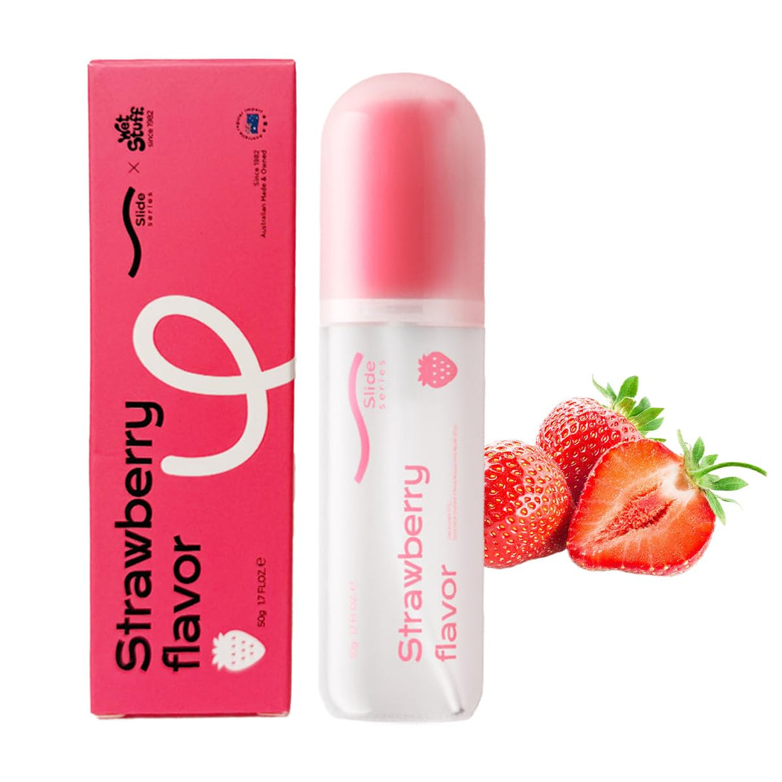 Loosen Strawberry Flavor Lubricant Gel 50g Water-Soluble Formula