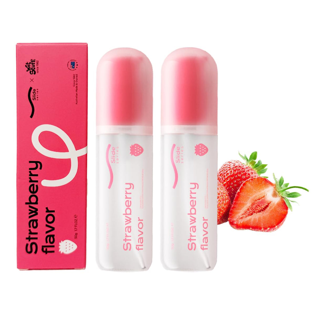 Loosen Strawberry Flavored Lubricant Gel 50g Pack of 2