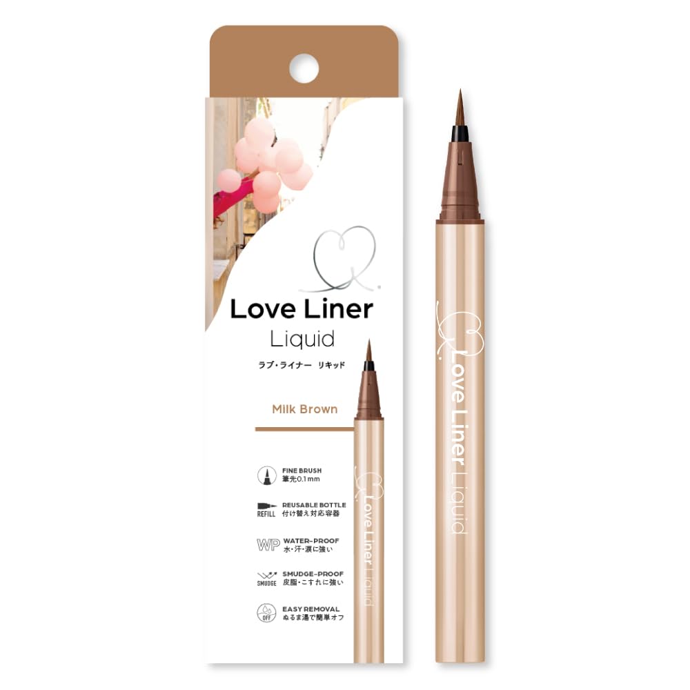 LoveLiner Liquid Eyeliner R5 Milk Brown for Effortless Definition