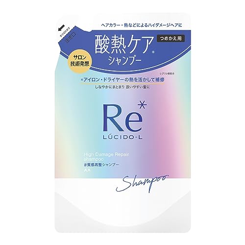 LUCIDO-L Texture-Reshaping Shampoo Refill [ Damage Repair ] Kinmokuji x Grapefruit Fragrance 300ml