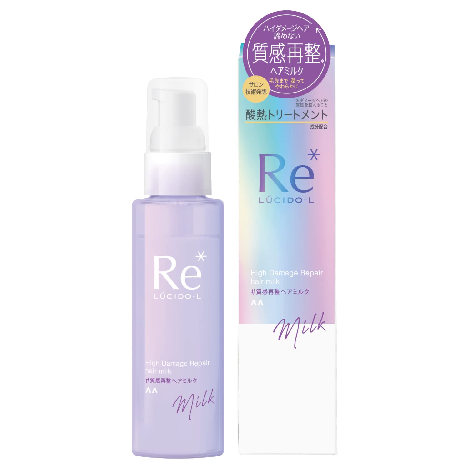 LUCIDO-L Texture-Reshaping Hair Milk 90g for Damaged Hair
